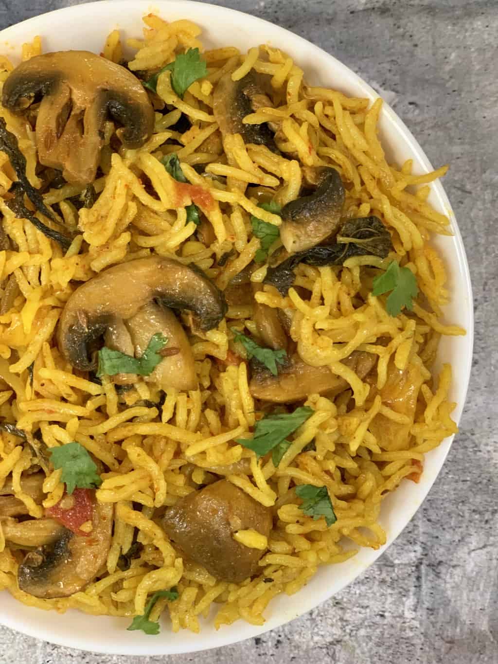 Mashrom Biryani